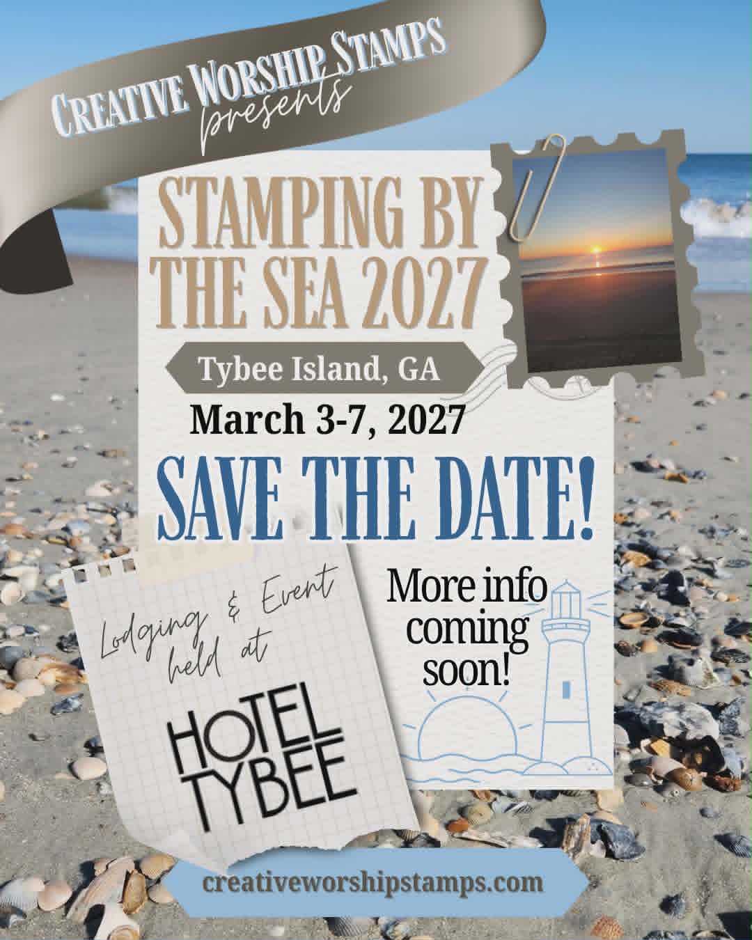 Tybee Island, GA: Stamping by the Sea 2027 Retreat