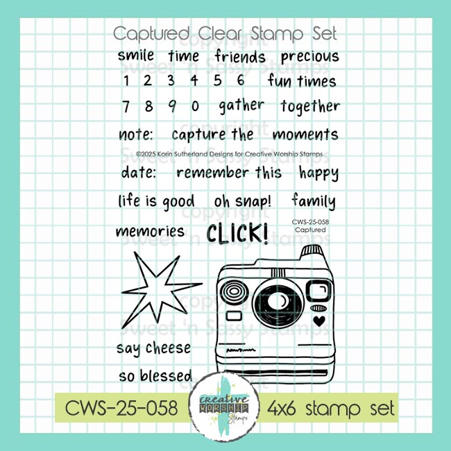 Captured Clear Stamp Set