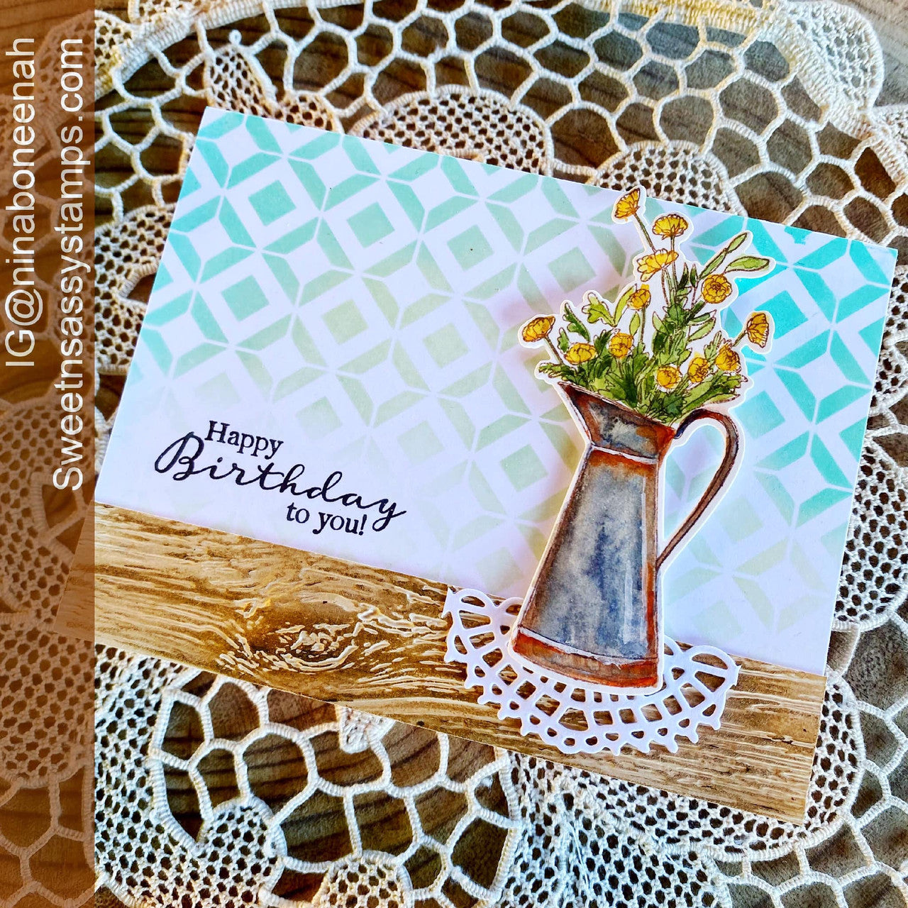 Beautiful Bouquets Clear Stamp Set