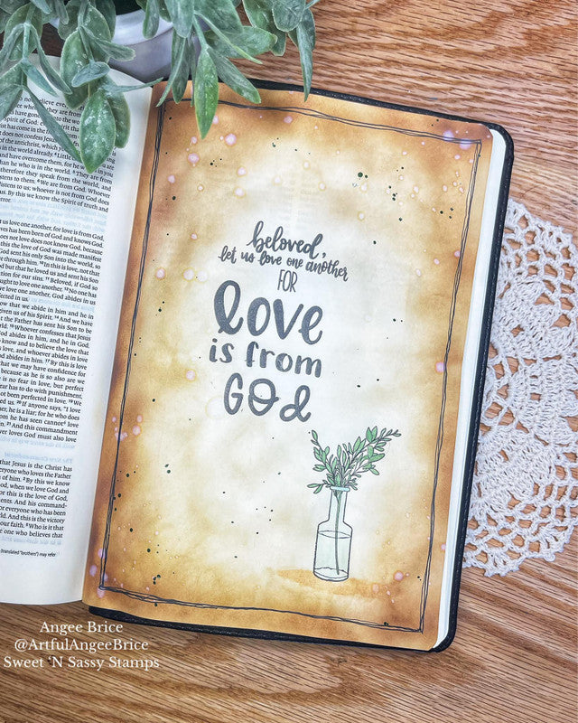 Beautiful Bouquets Clear Stamp Set