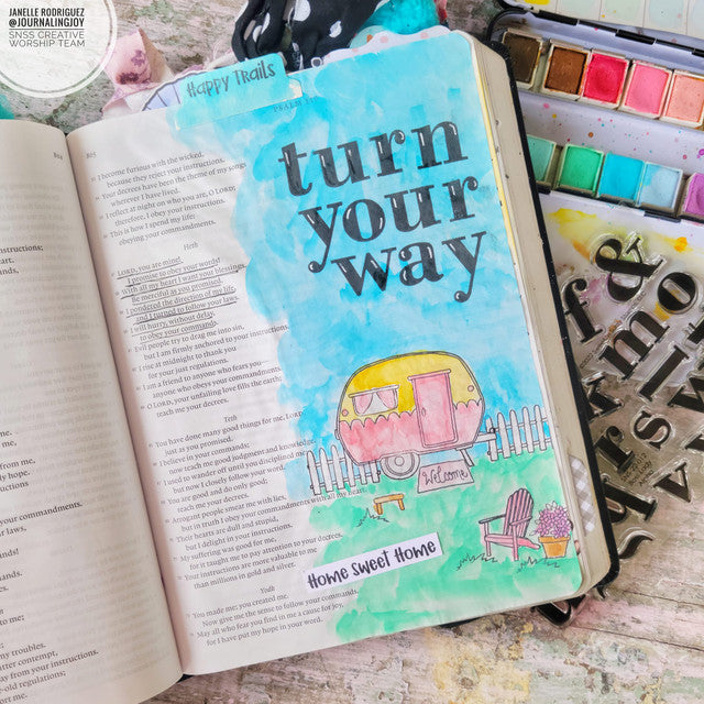 Happy Camper Clear Stamp Set