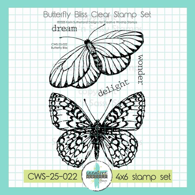 Butterfly Bliss Clear Stamp Set
