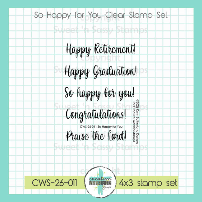 So Happy for You Clear Stamp Set – Creative Worship Stamps