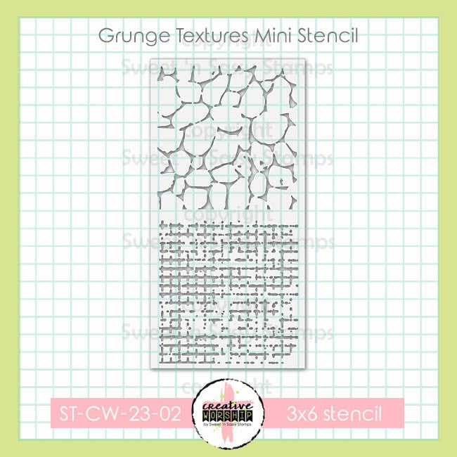 Grunge Textures Mini Stencil