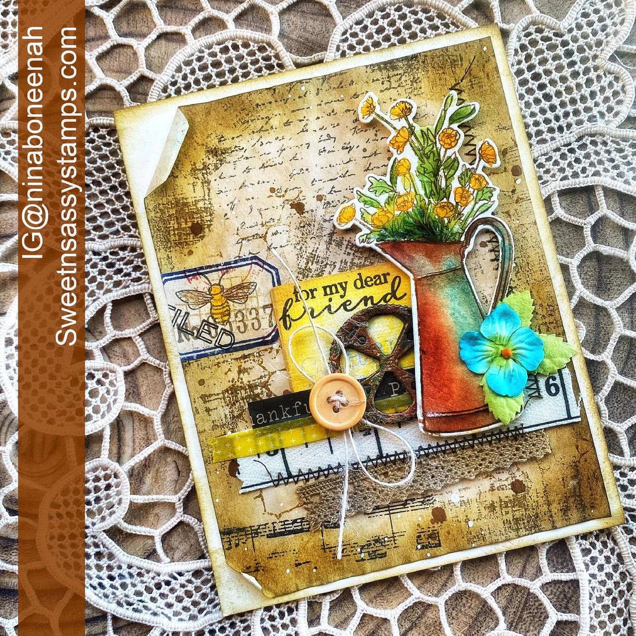 Beautiful Bouquets Clear Stamp Set