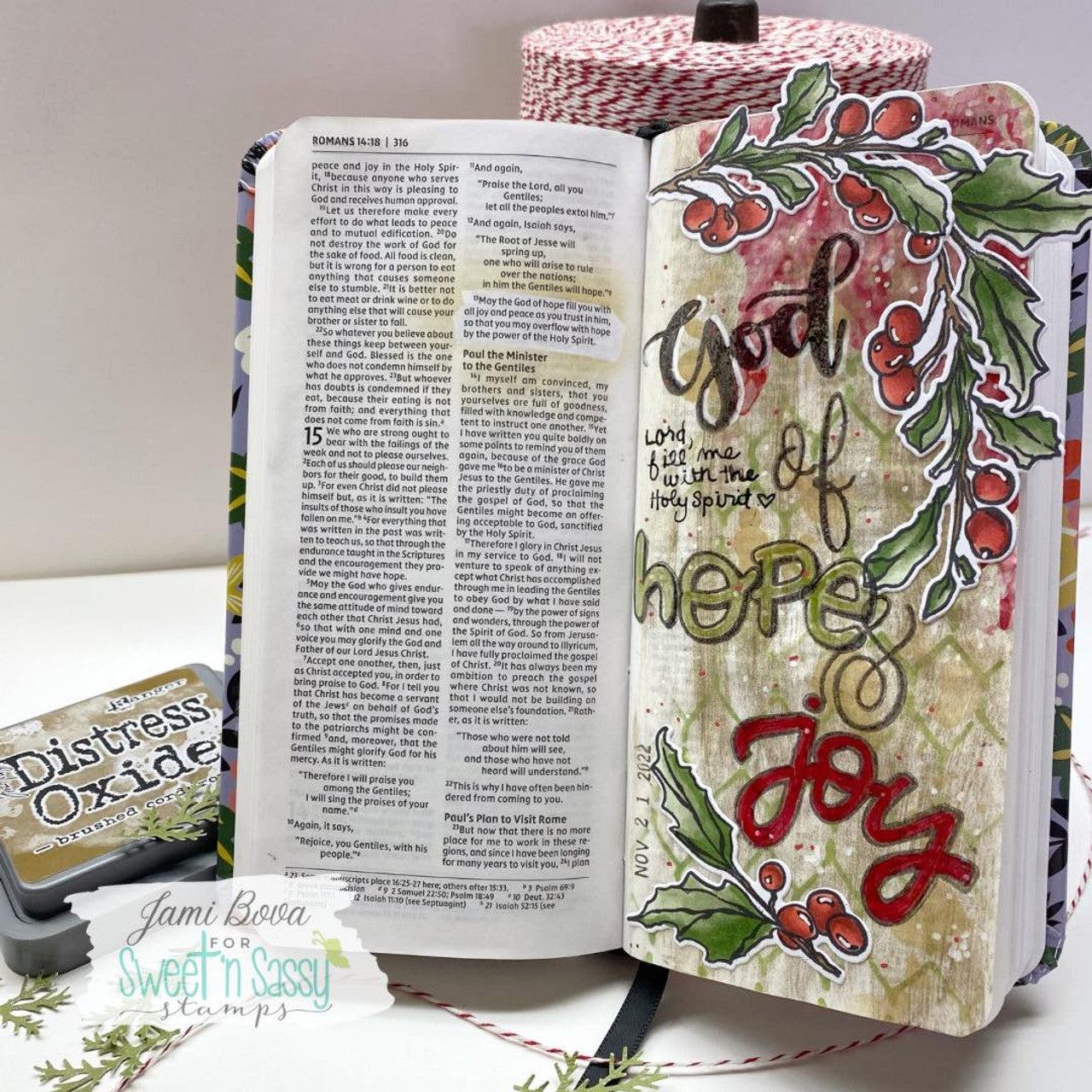 Holly Christmas Clear Stamp Set