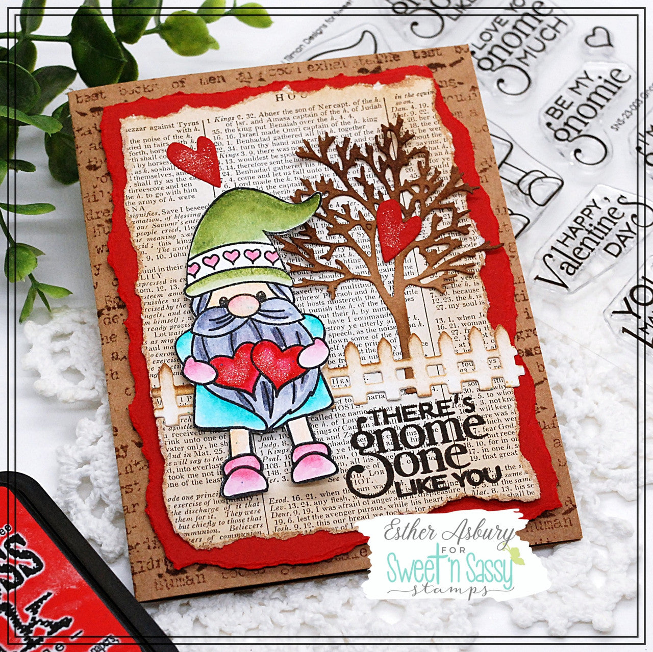 Gnome Love Clear Stamp Set