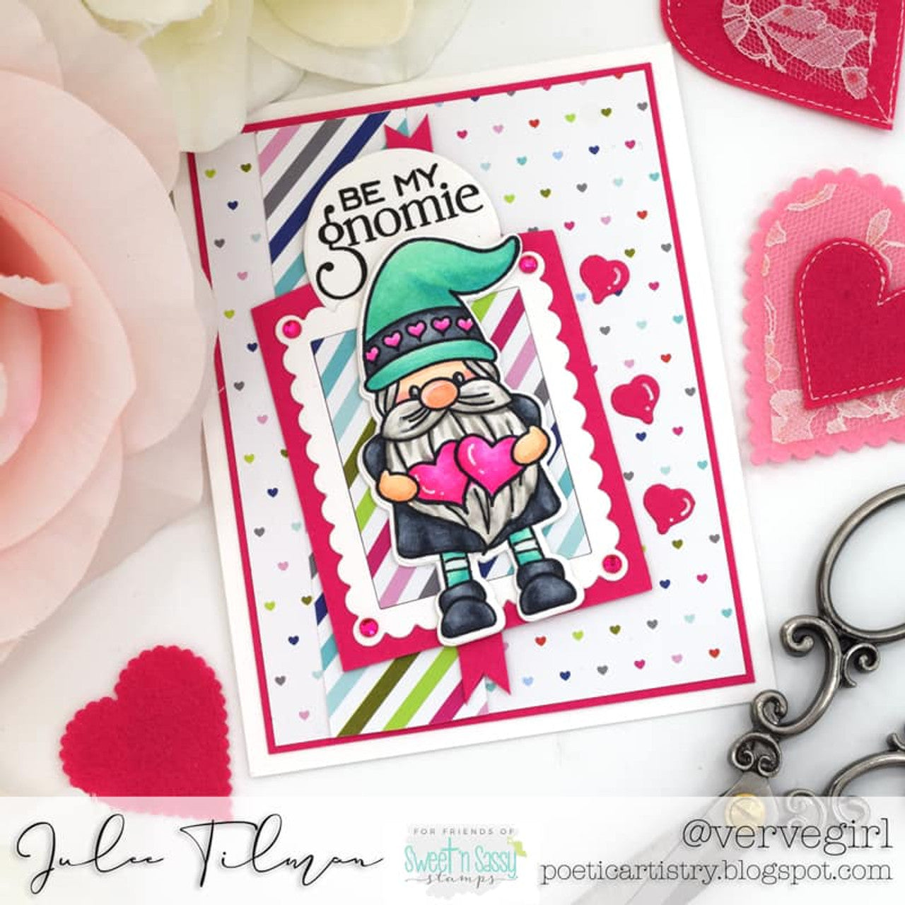 Gnome Love Stamp & Die Bundle