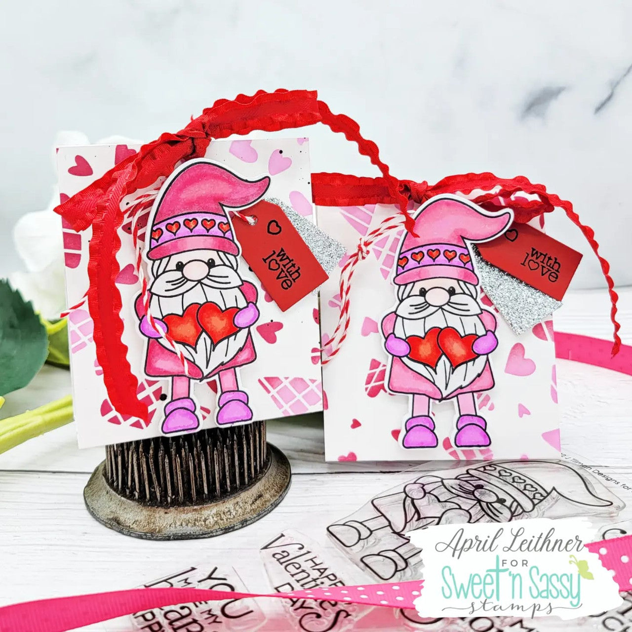Gnome Love Stamp & Die Bundle