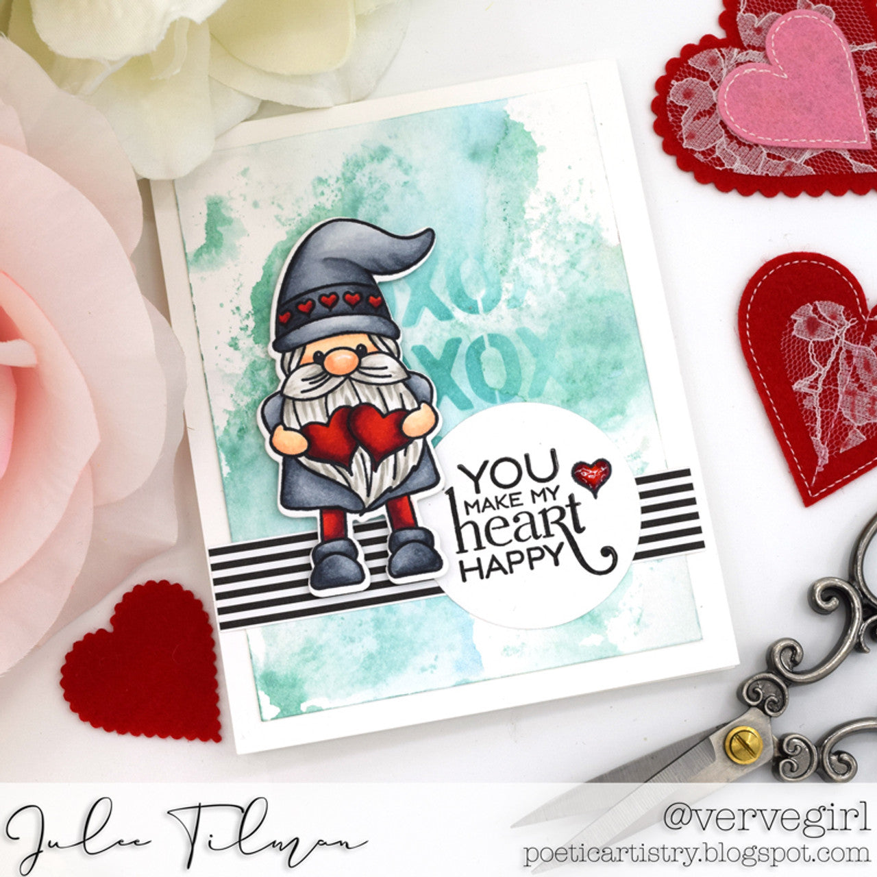 Gnome Love Stamp & Die Bundle