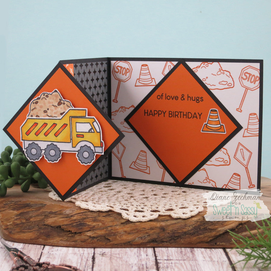 Keep Truckin' Clear Stamp Set