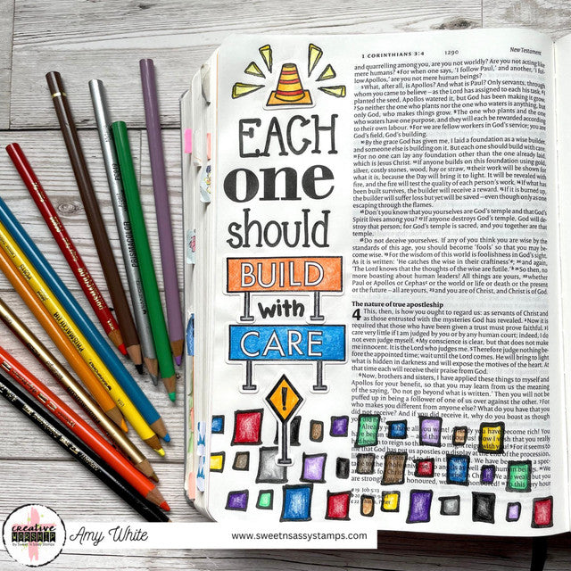 Background Builders: Funky Borders Clear Stamp Set