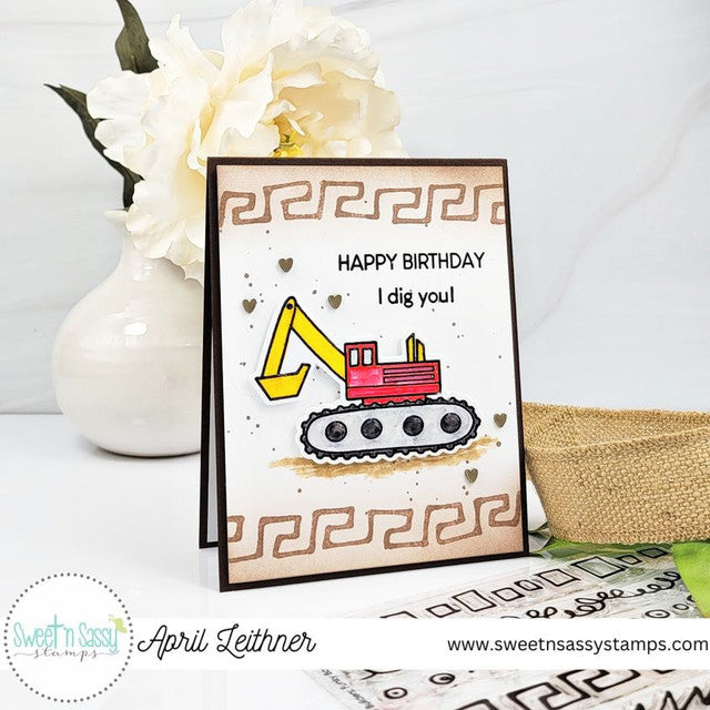 Background Builders: Funky Borders Clear Stamp Set
