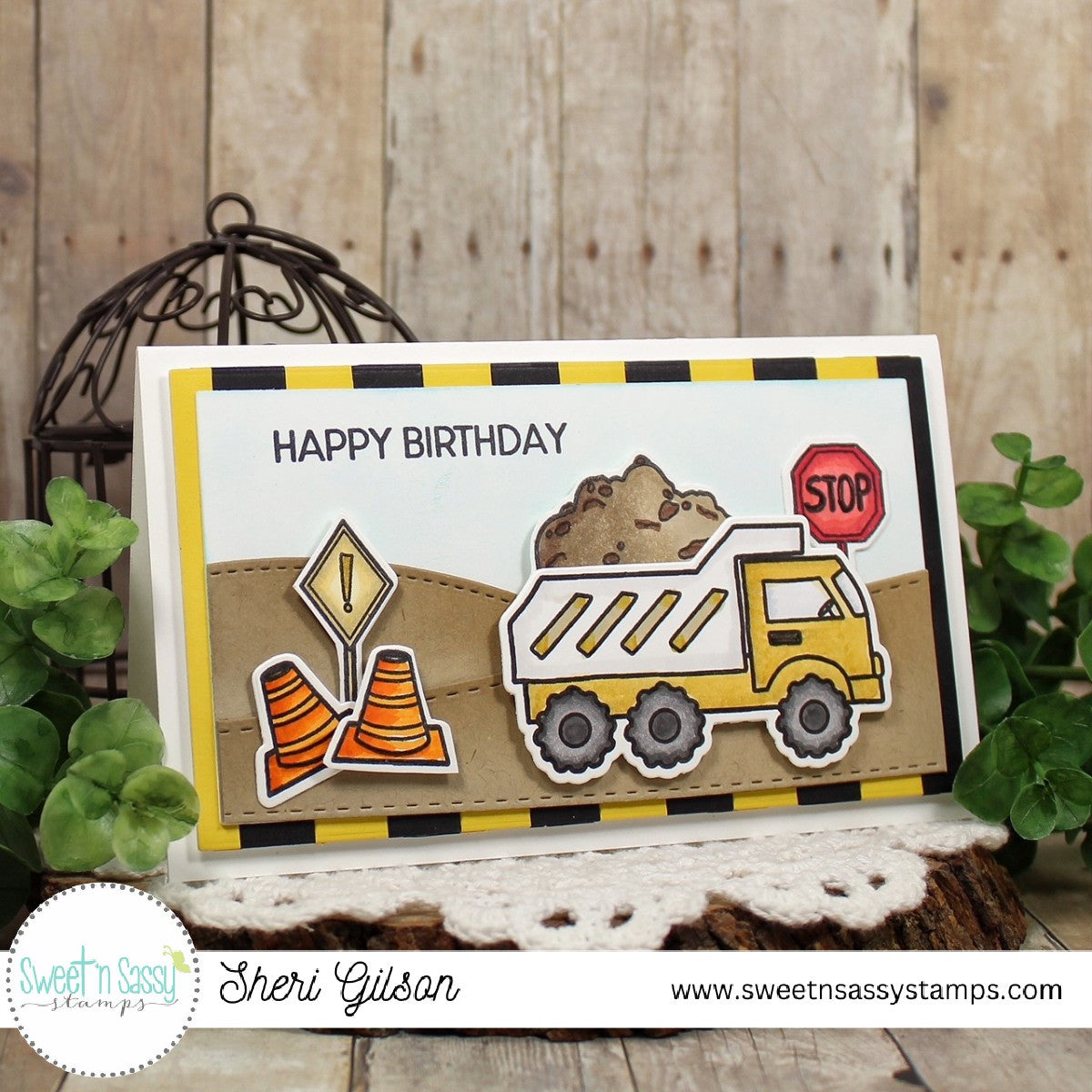 Keep Truckin' Clear Stamp Set