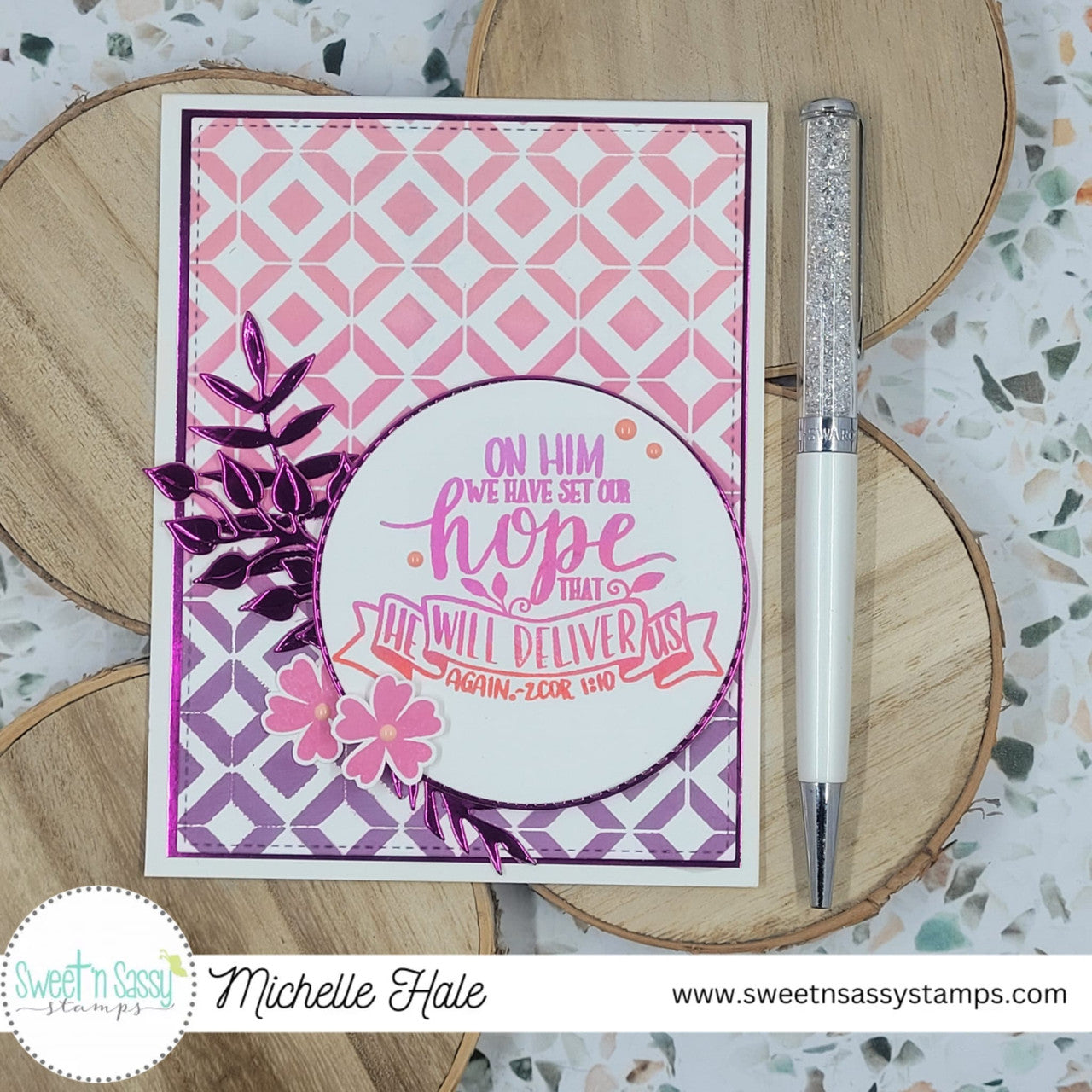 Hope Word Art Clear Stamp Set