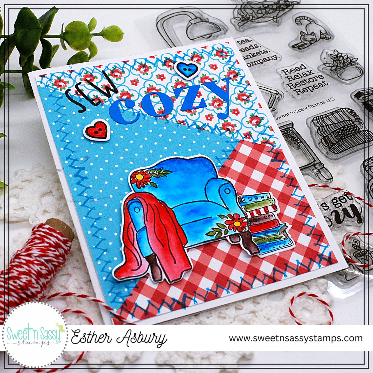 Sew Many Stitches Clear Stamp Set