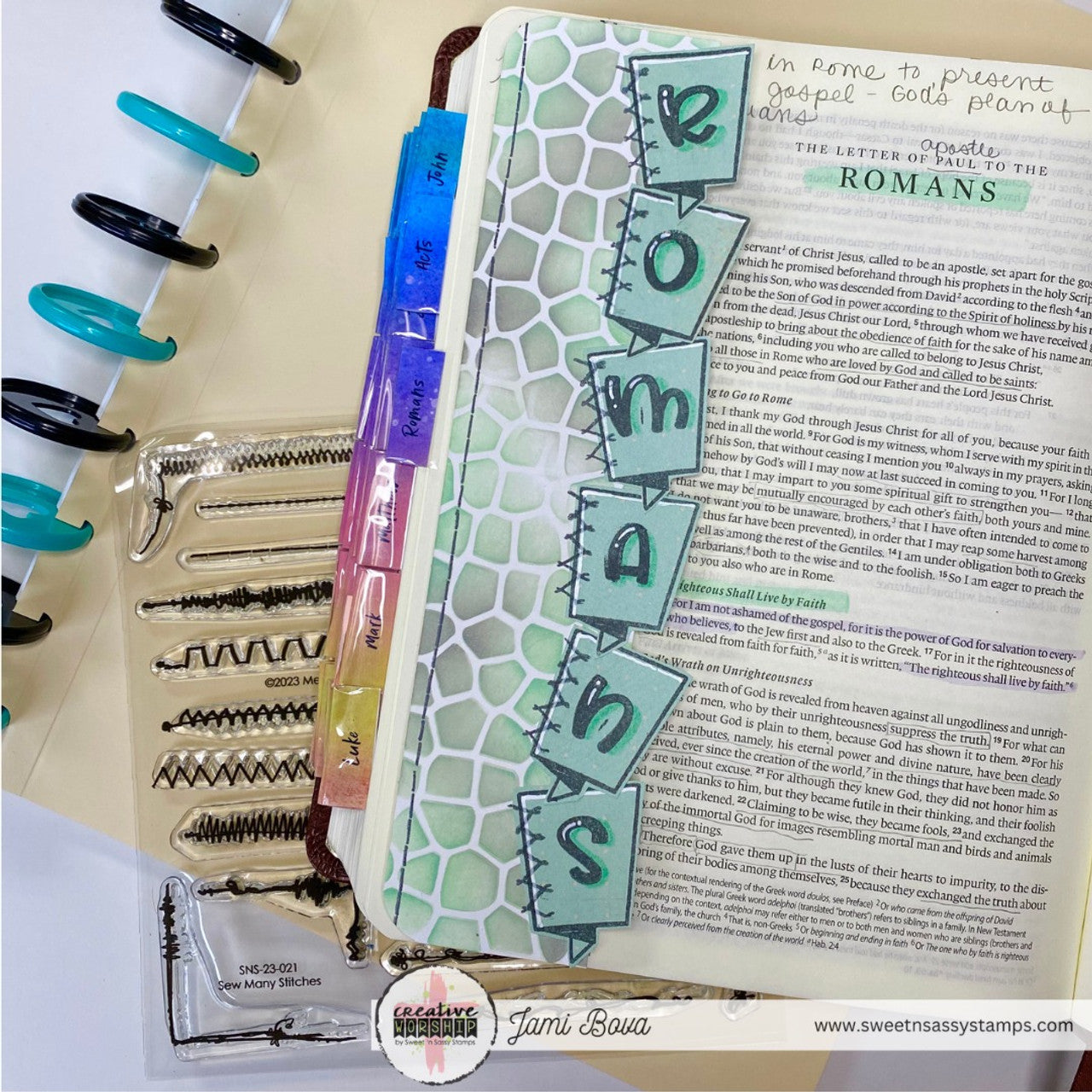 Sew Many Stitches Clear Stamp Set