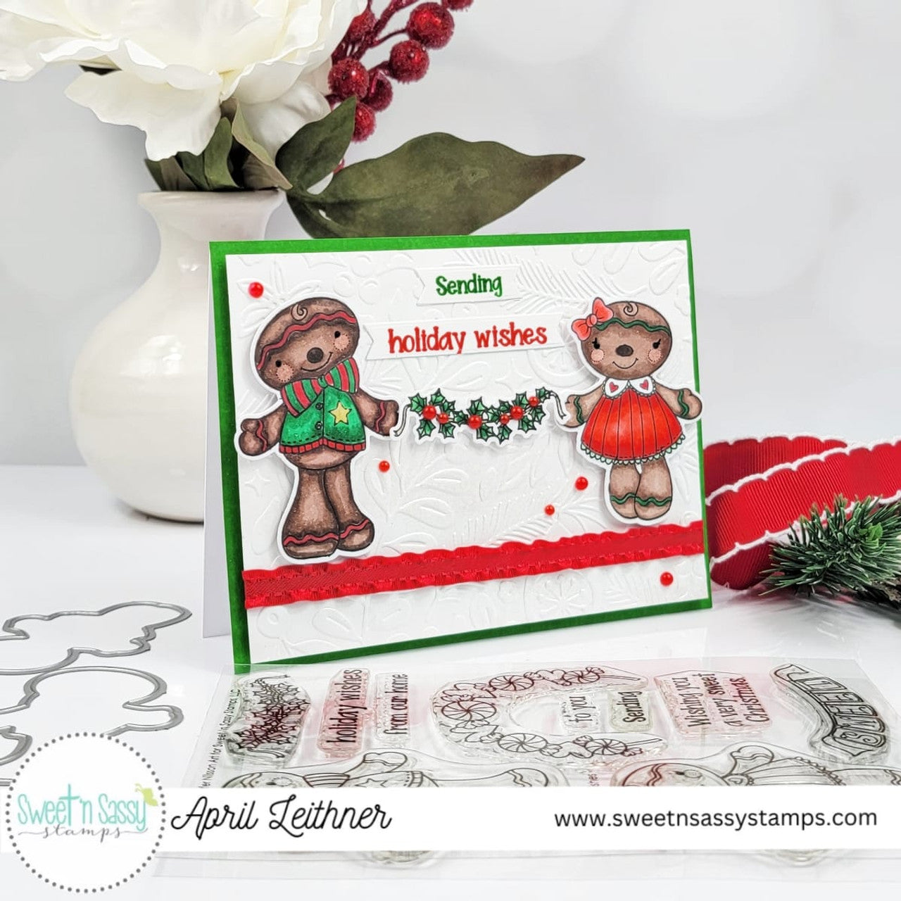Sweet Holiday Wishes Stamp & Die Bundle
