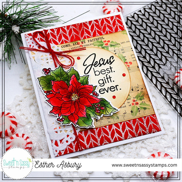 Knit Background Clear Stamp