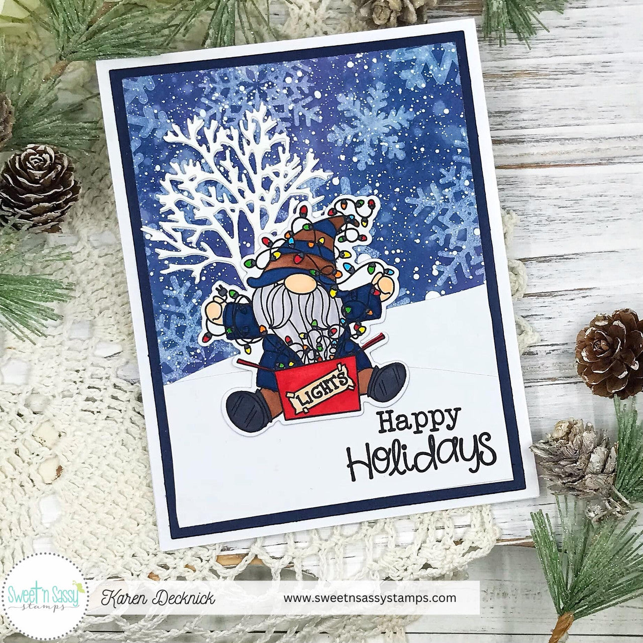 Christmas Gnomes Clear Stamp Set