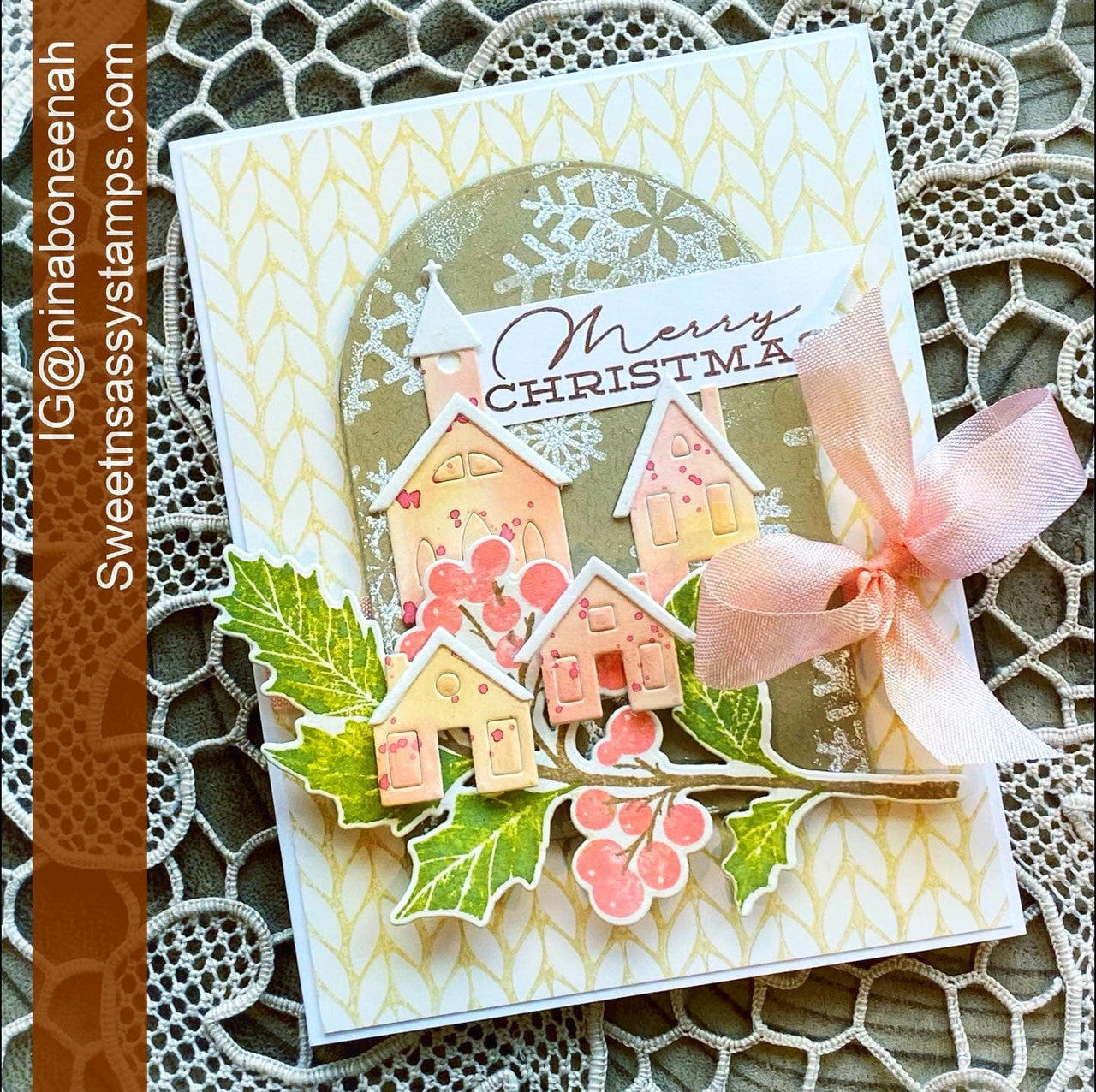Knit Background Clear Stamp