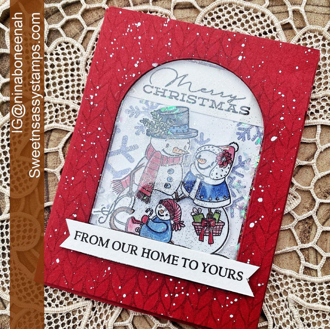 Knit Background Clear Stamp