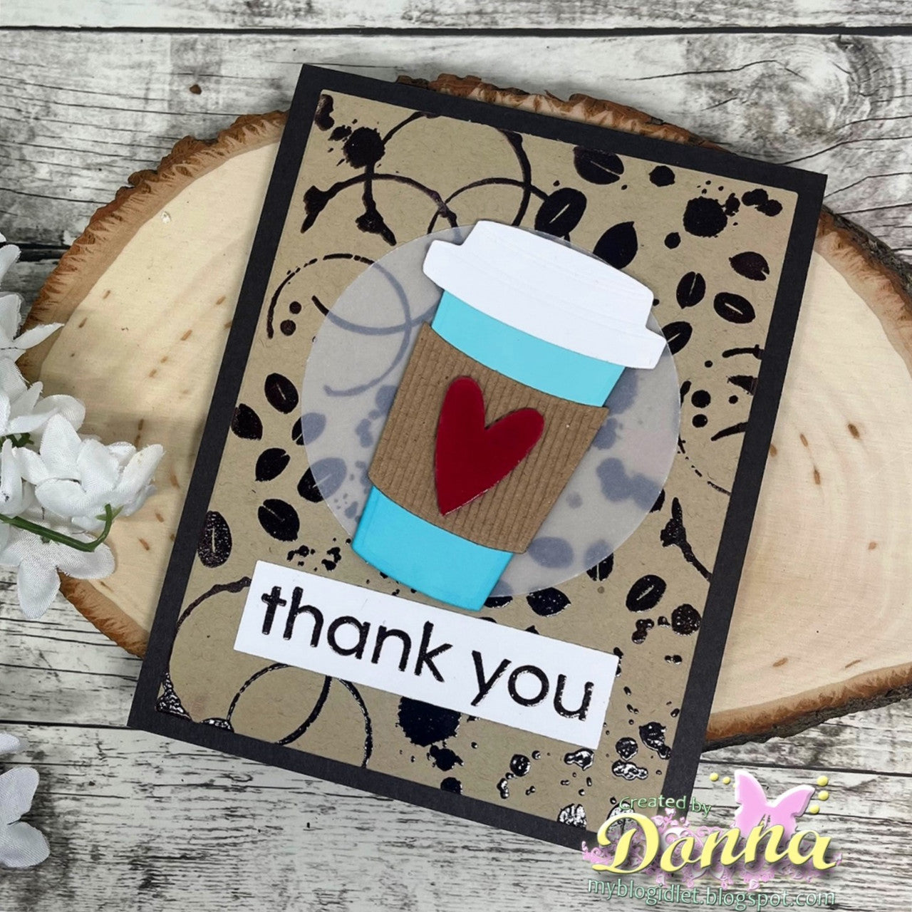 Coffee Background Clear Stamp