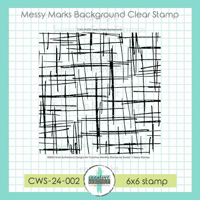 Messy Marks Background Clear Stamp