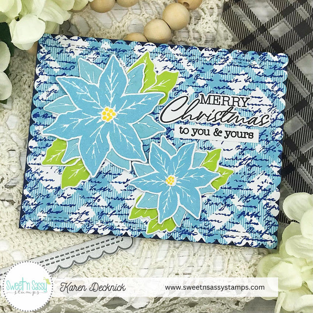Diagonal Plaid Background Clear Stamp