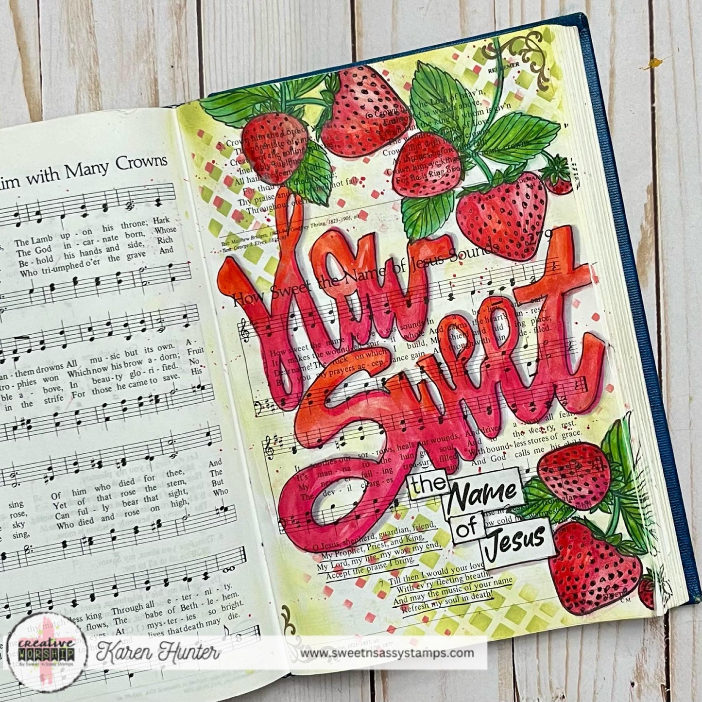 Vintage Strawberry Seed Packet Clear Stamp Set