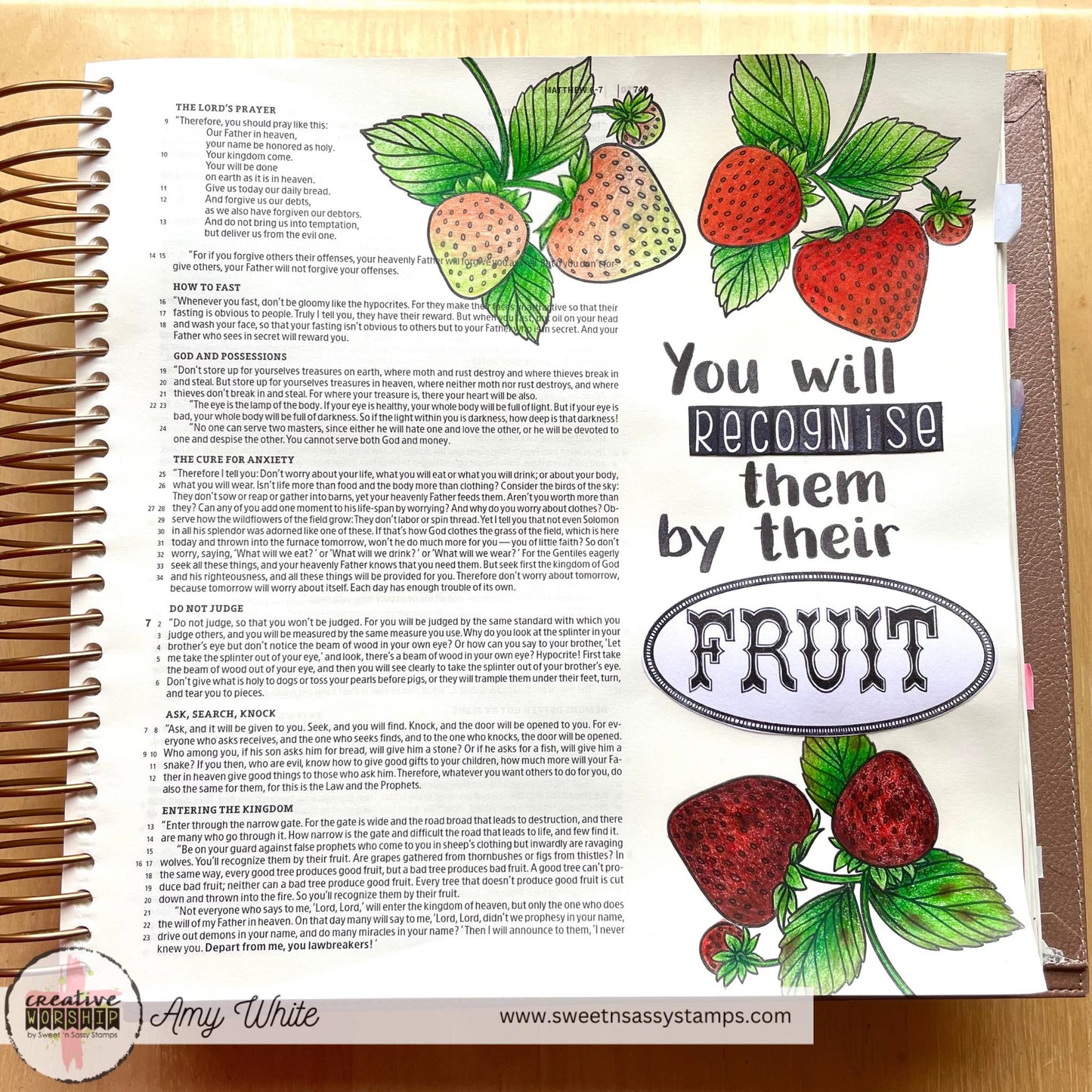 Vintage Strawberry Seed Packet Clear Stamp Set