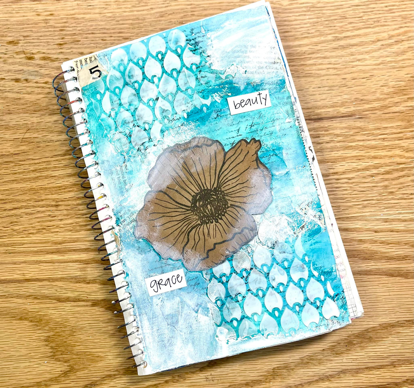Peacock Pattern Stencil