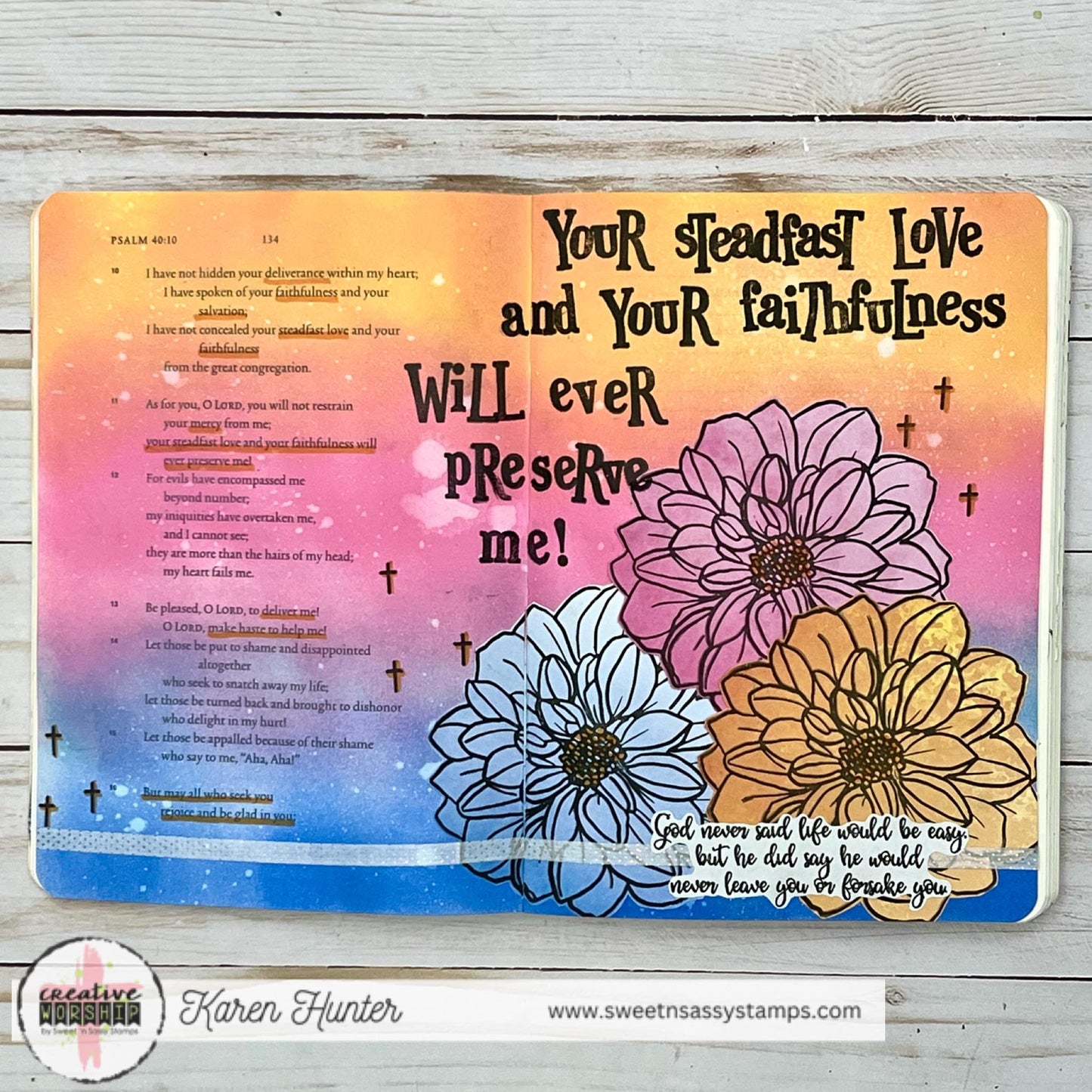 Hope in Him Alpha Clear Stamp Set