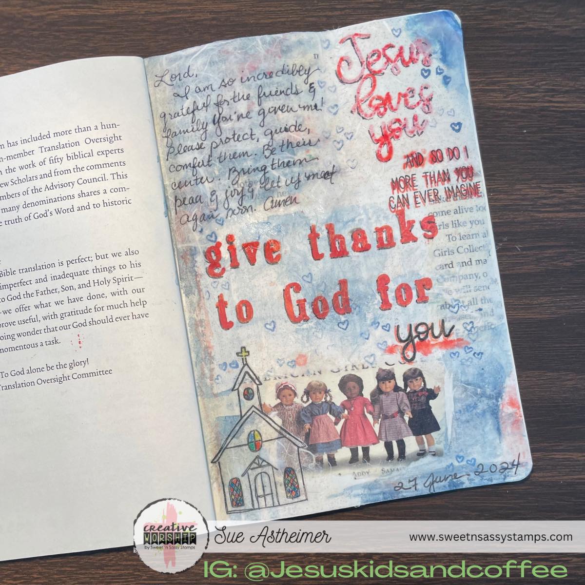Hope in Him Alpha Clear Stamp Set