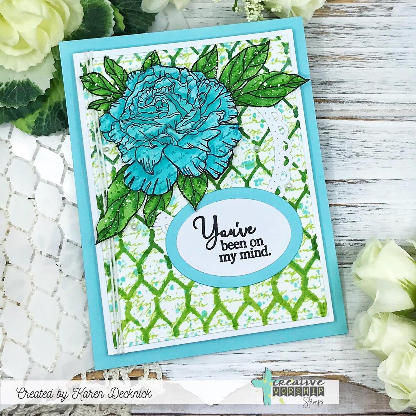 Chicken Wire Stencil