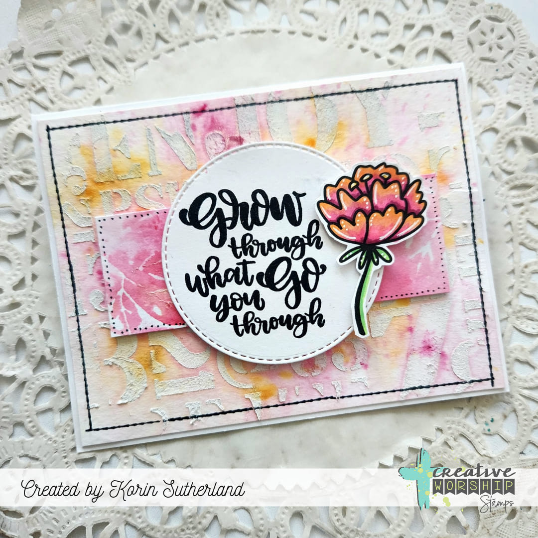 Fun Florals Clear Stamp Set