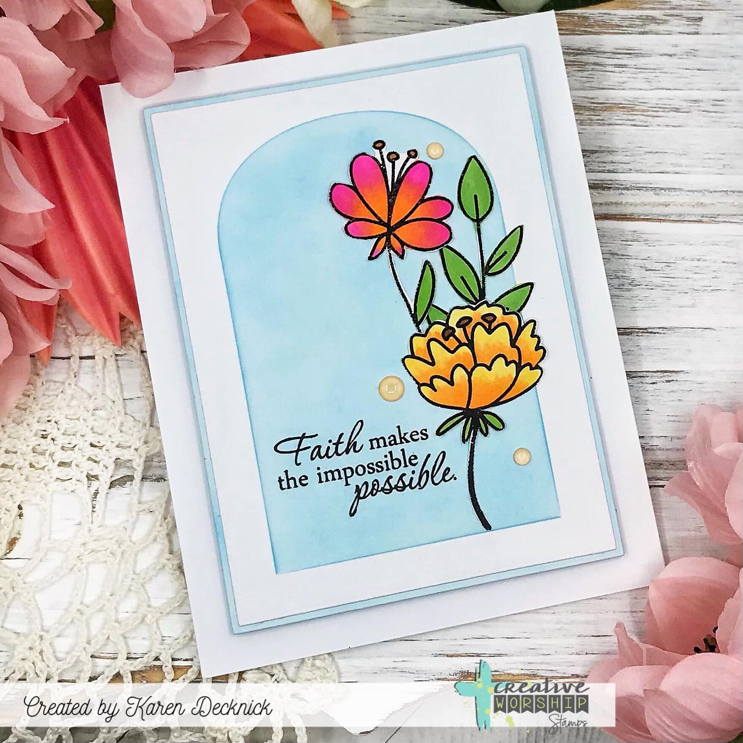 Fun Florals Clear Stamp Set