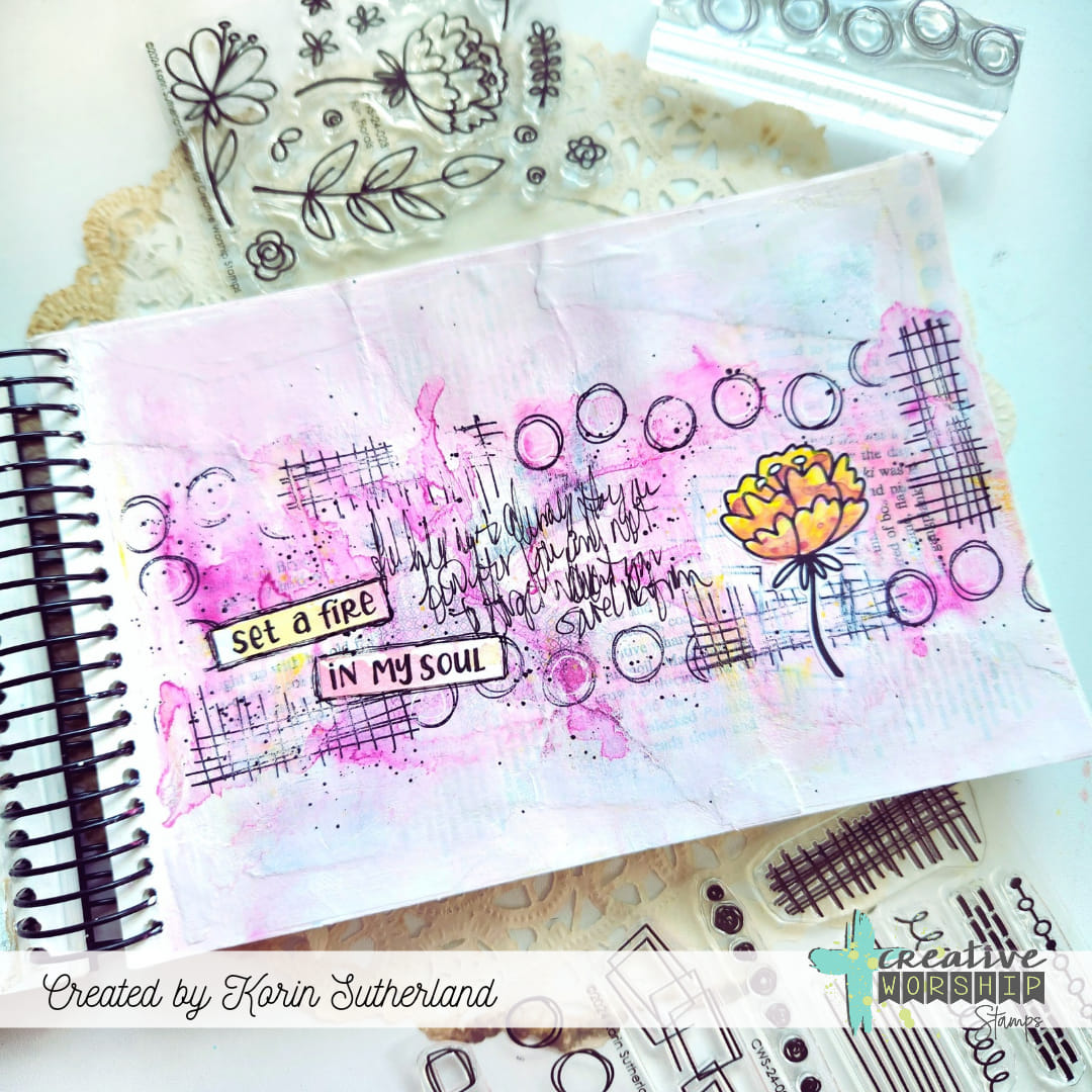 Fun Florals Clear Stamp Set