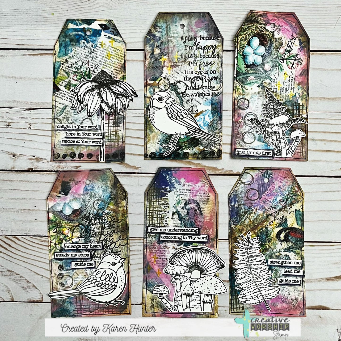 Funky Textures 2 Clear Stamp Set