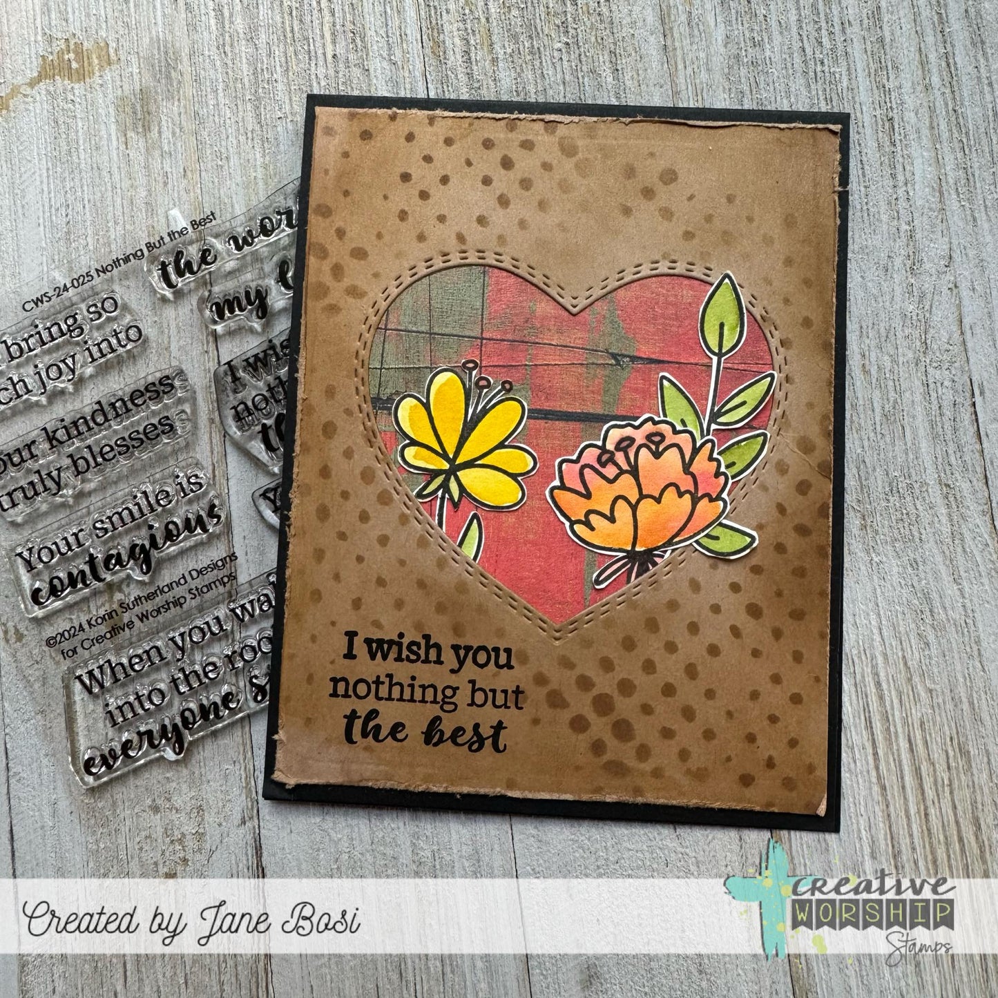 Fun Florals Clear Stamp Set