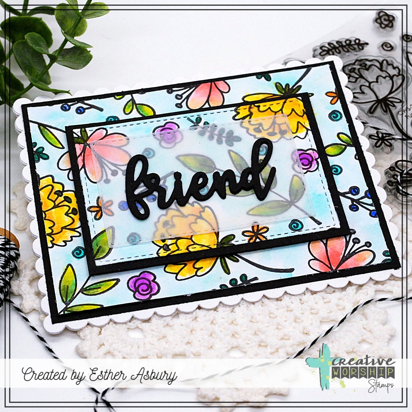 Fun Florals Clear Stamp Set