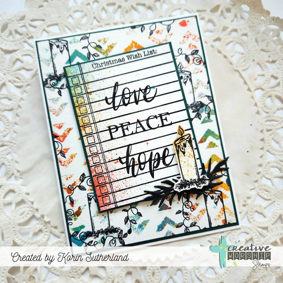Christmas Wish List Clear Stamp Set