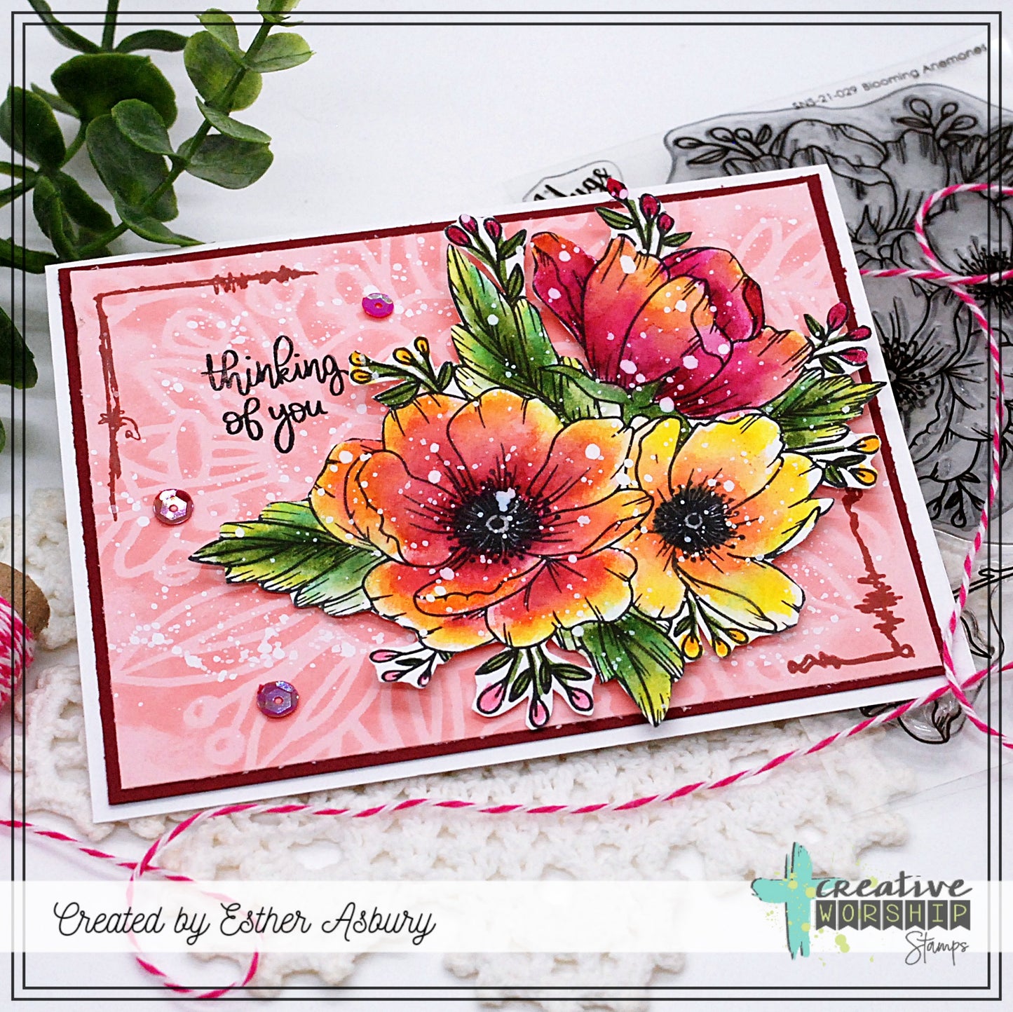 Boho Blooms Stencil/Mask