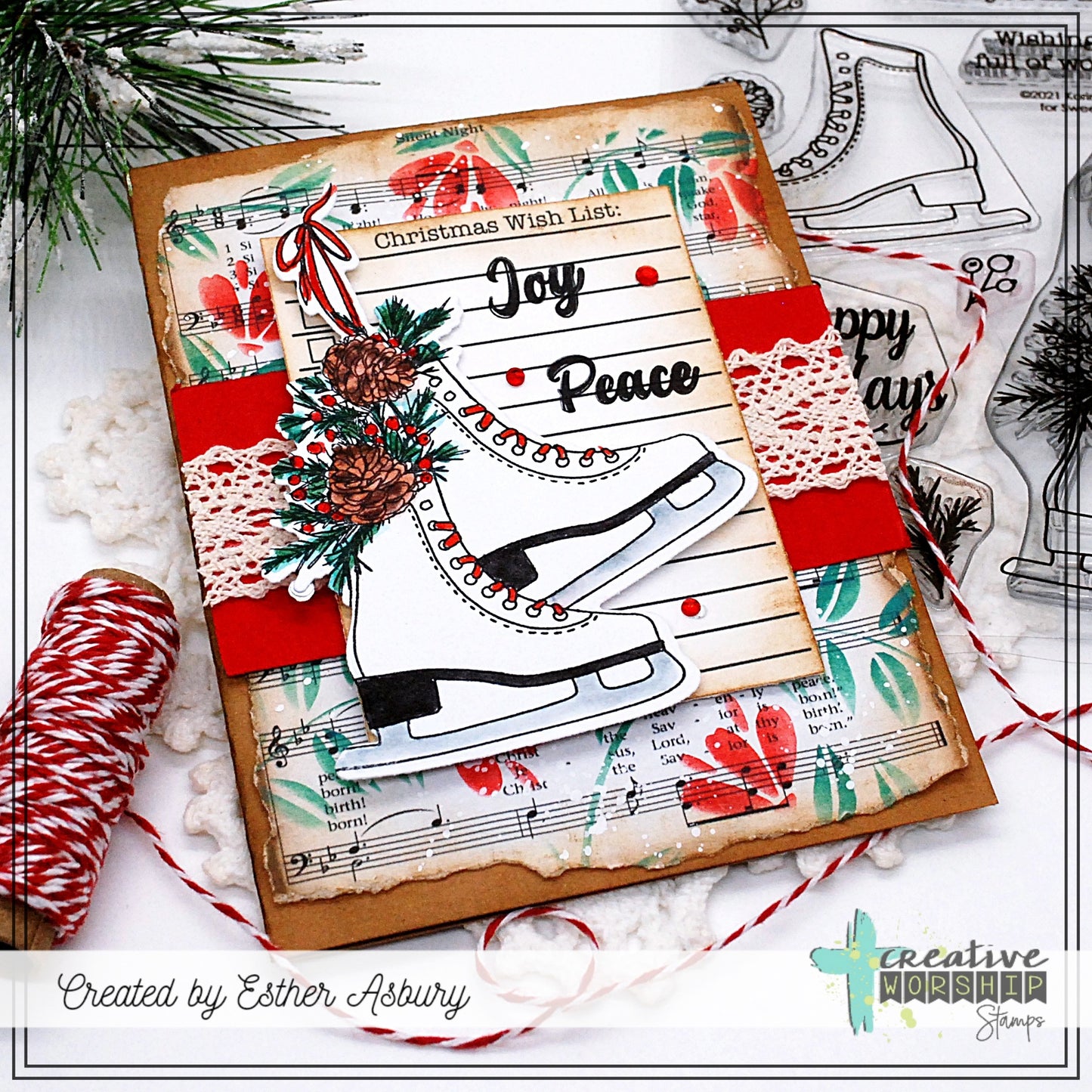 Christmas Wish List Clear Stamp Set