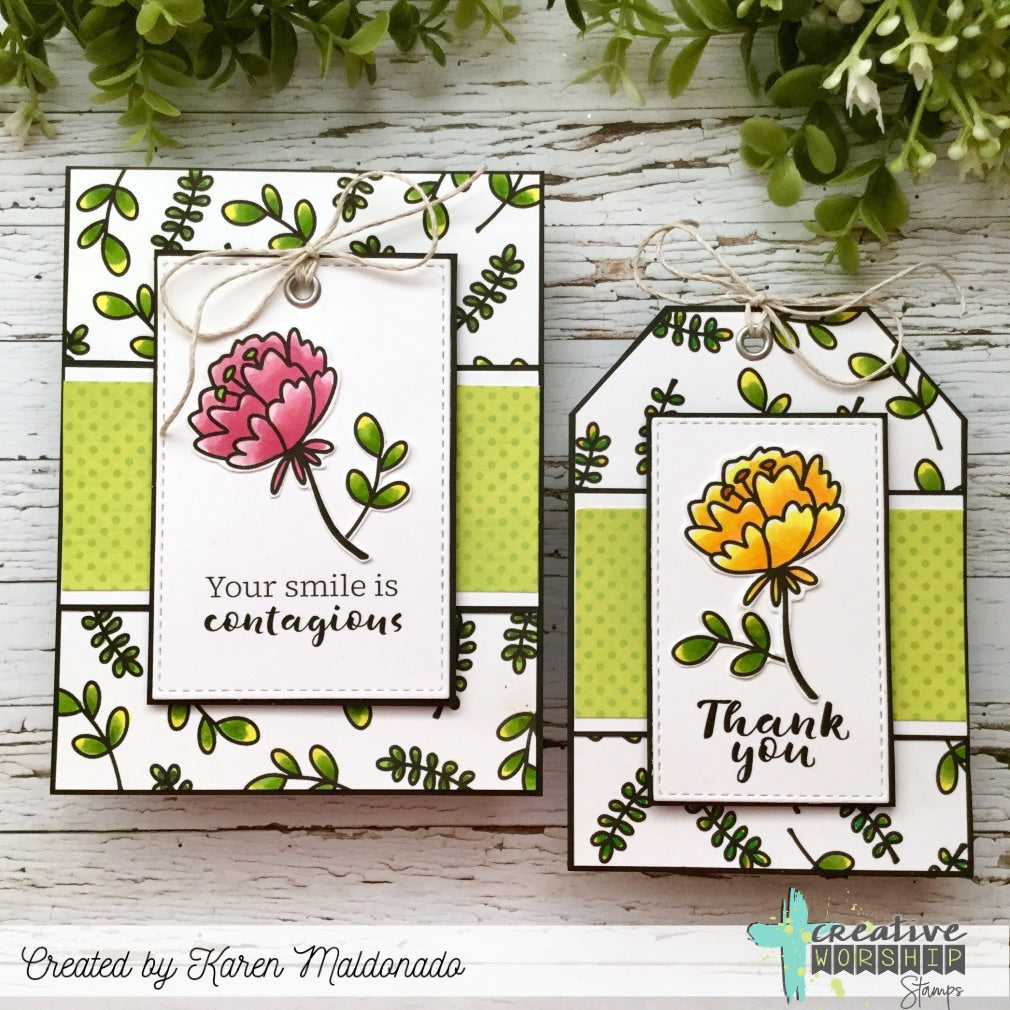 Fun Florals Clear Stamp Set