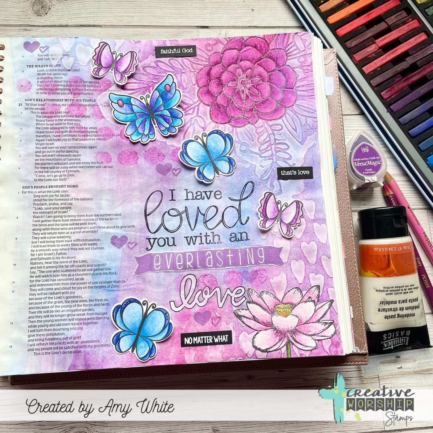 Boho Blooms Stencil/Mask