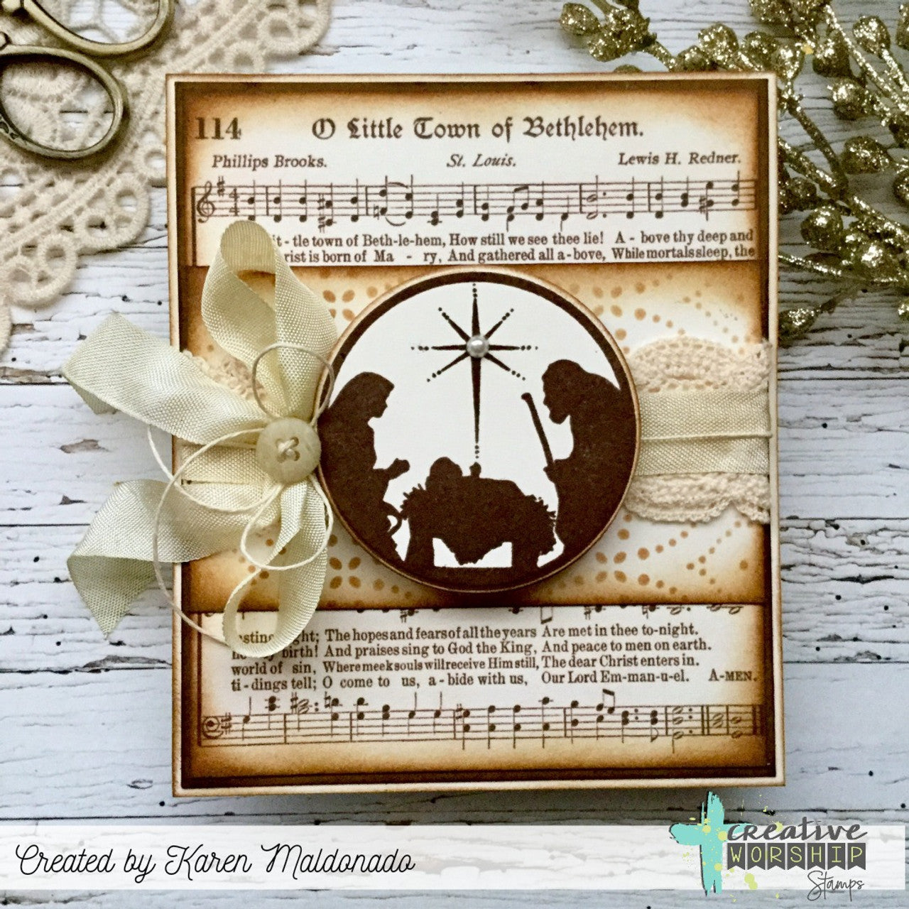 O Holy Night Clear Stamp Set