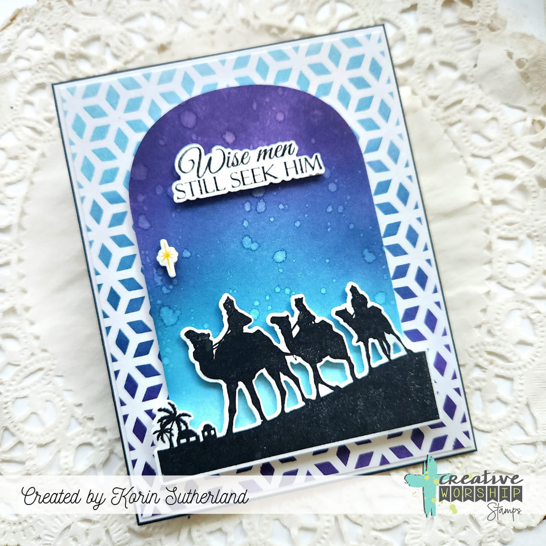 Arched Windows Stencil