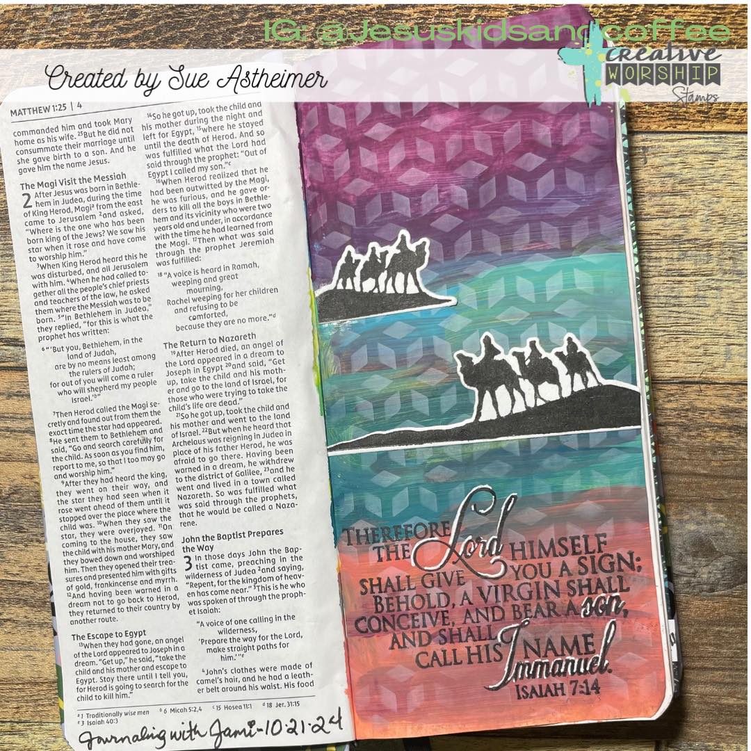Scene Silhouettes: Jesus is Born Clear Stamp Set