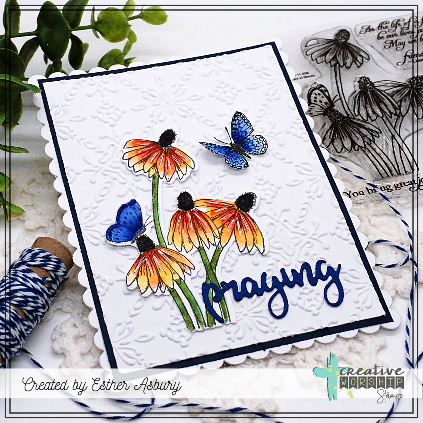 Flowers in Bloom Clear Stamp Set